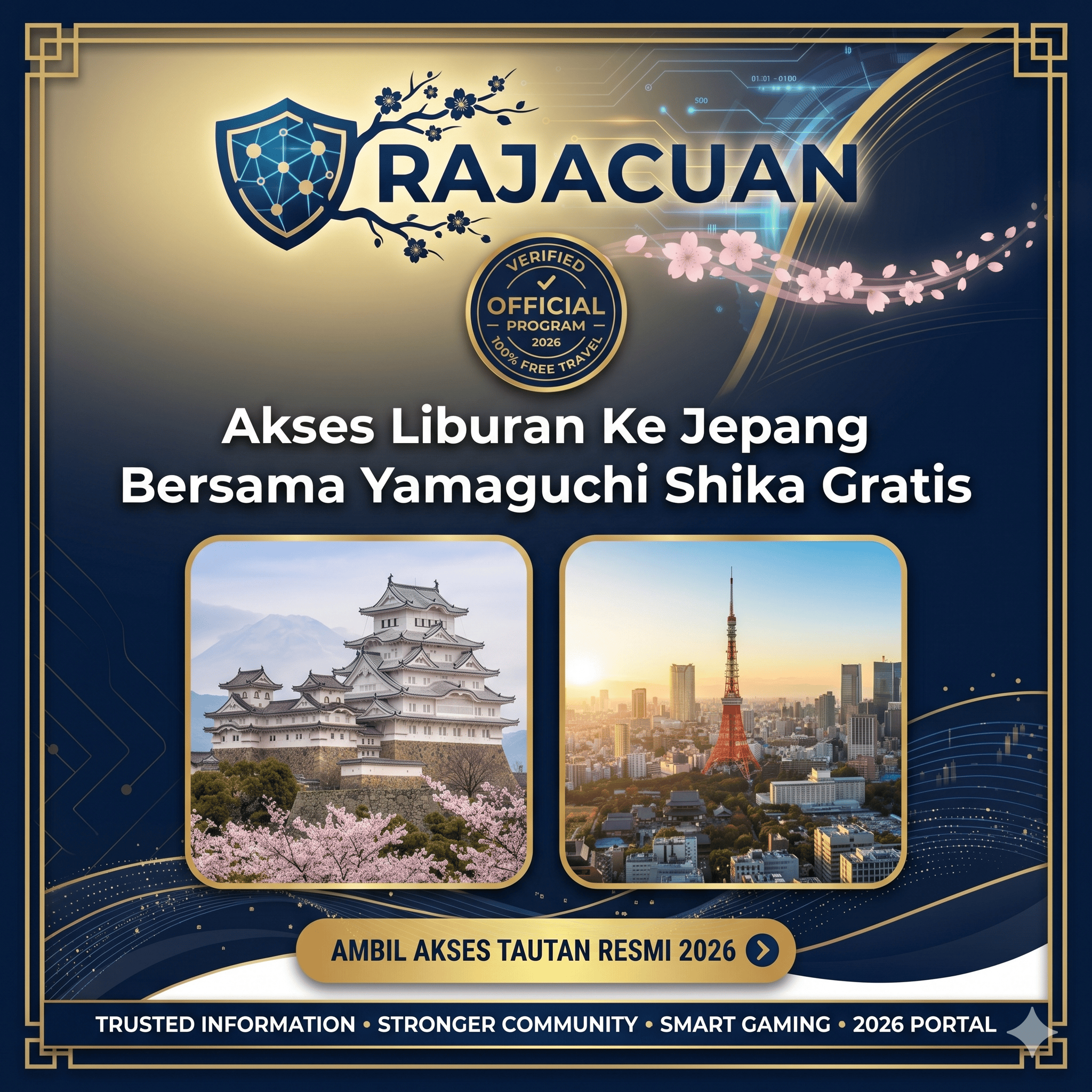 Rajacuan Akses Liburan ke Jepang